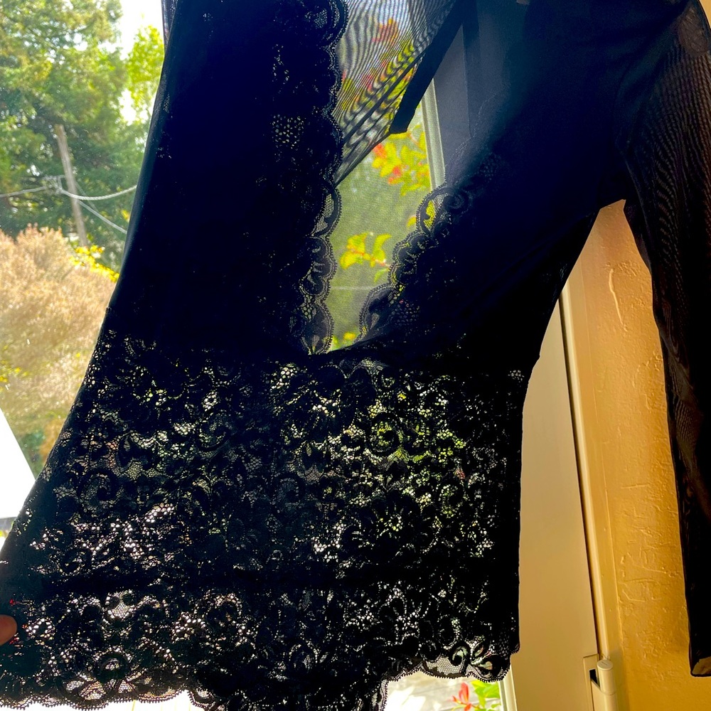 Lace body suit